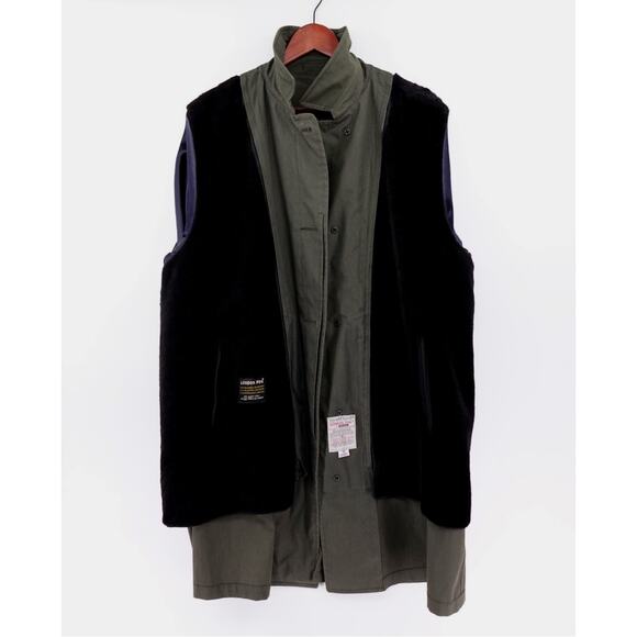 Rare 1950s London Fog Trench Coat Alpaca Mohair Liner Mens 42 Short - Picture 6 of 16